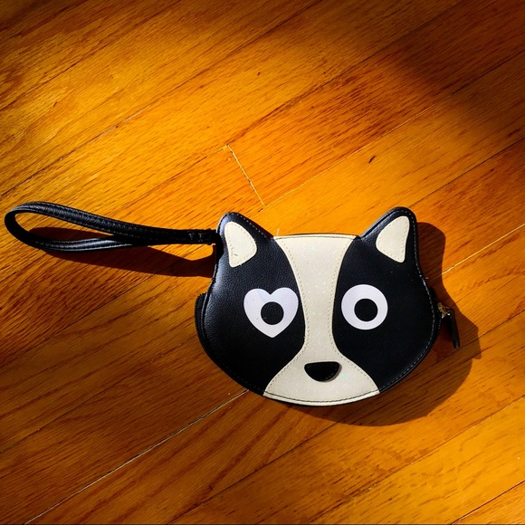 Betsey Johnson Dog Wristlet - Picture 1 of 5
